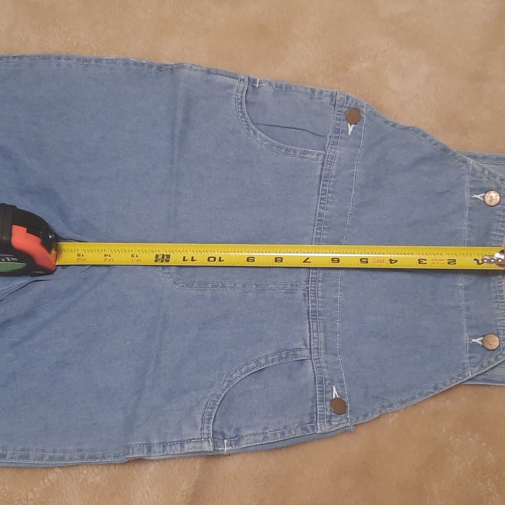 Forest and Hues Kids Light Denim Bib Overalls - Picture 6 of 10